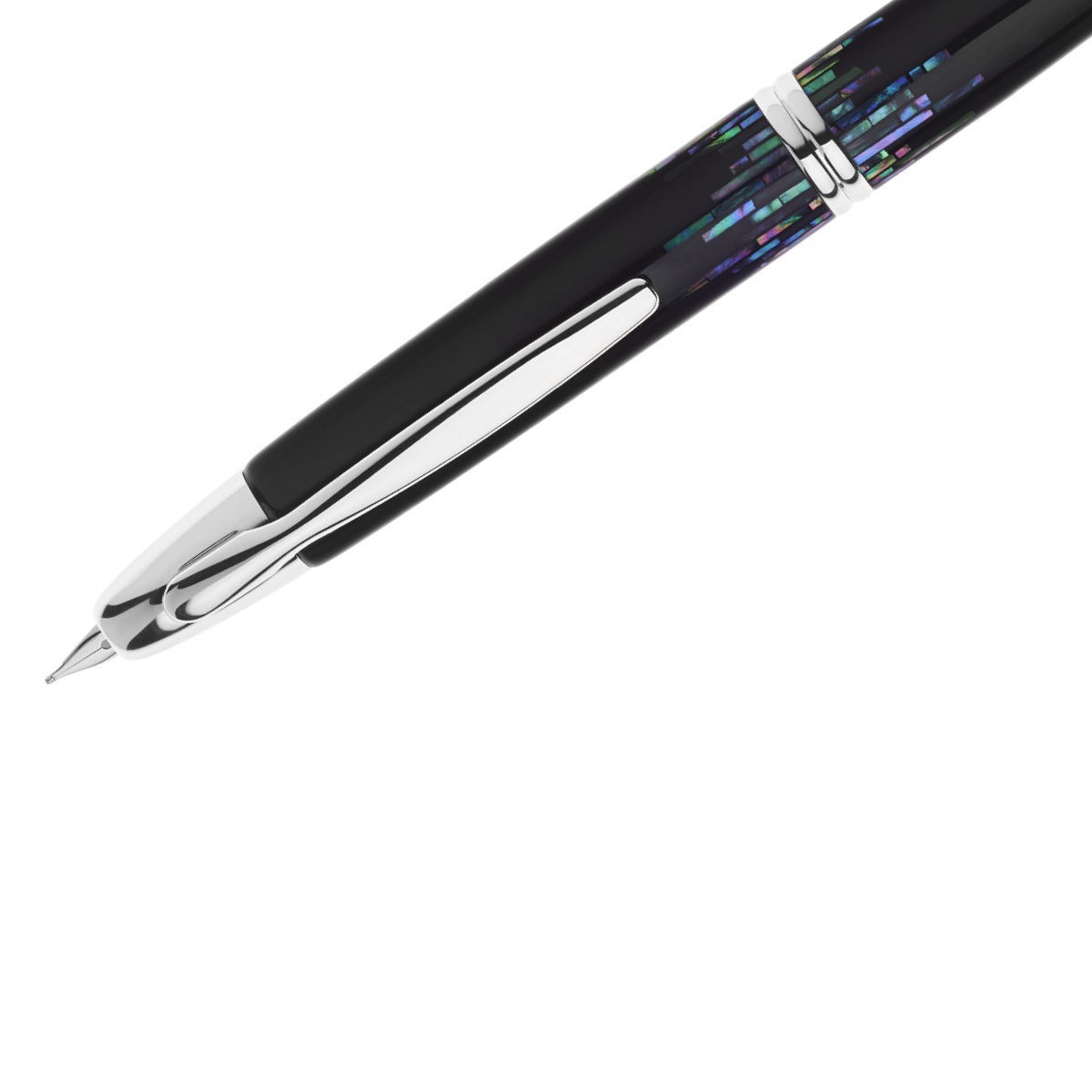 PILOT（NAMIKI）Caplessキャップレス螺鈿*Fニブ Namiki Capless Raden Stripe Fountain pen - Vulpen / Fountain pen